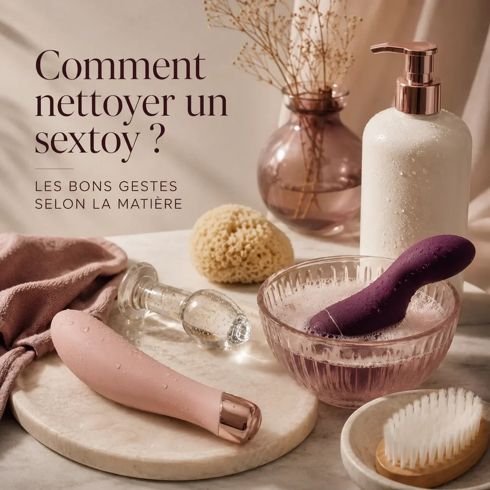 Comment nettoyer un sextoy ? Les bons gestes selon la matière