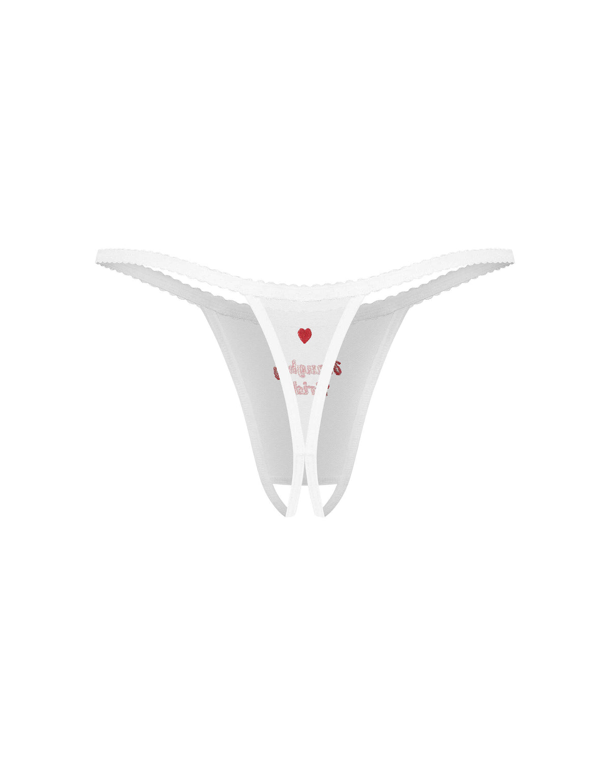 Weddya Bride string ouvert blanc