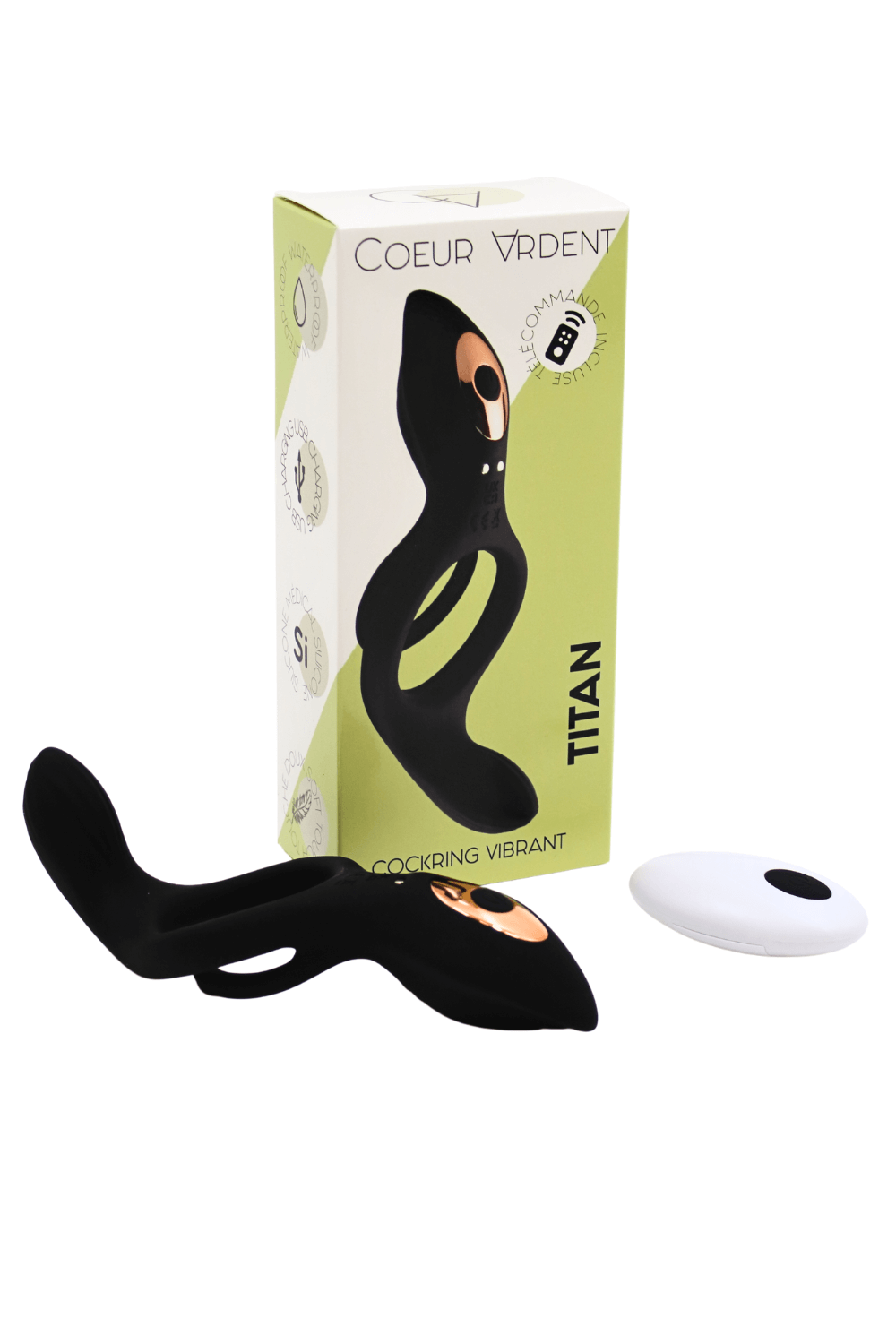 TITAN – Cockring Vibrant Télécommandé