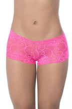 Boyshort dentelle Hot pink