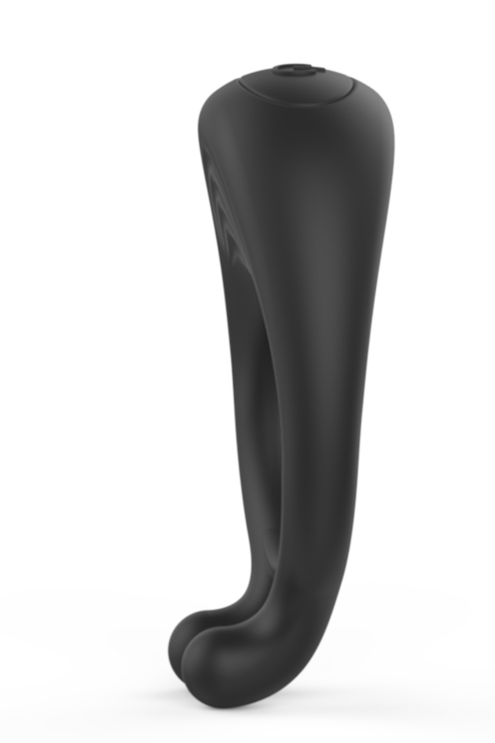 OCTAVE, Cockring Noir dans un silicone médical doux avec 1 mode de vibration