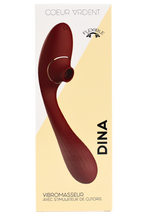 Stimulateur Clitoridien Vibromasseur Point G 2-en-1 DINA