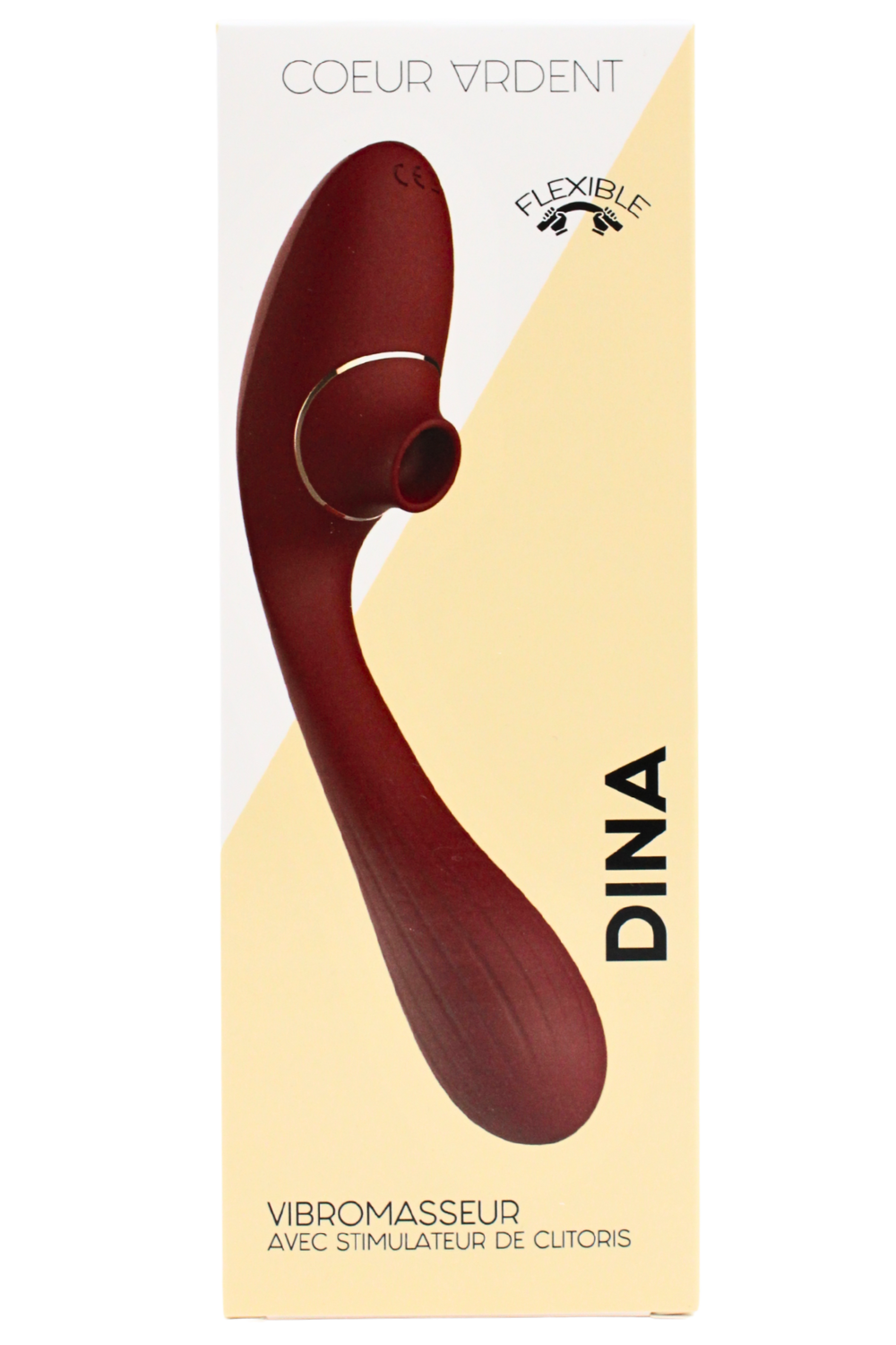 Stimulateur Clitoridien Vibromasseur Point G 2-en-1 DINA