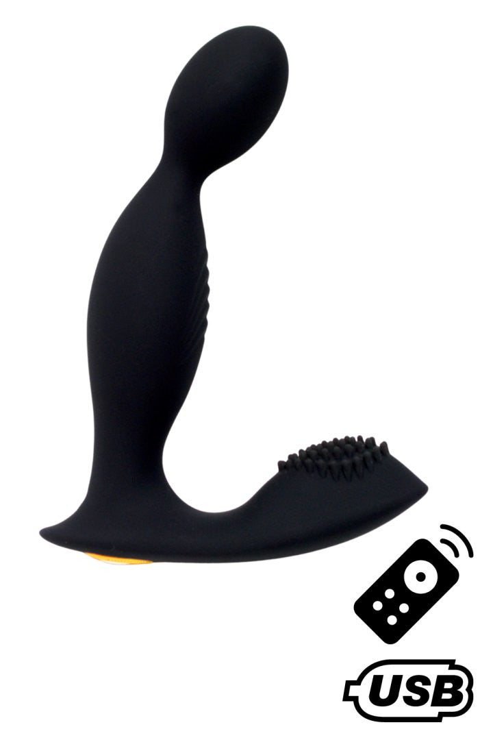 ELIOT, Stimulateur de prostate USB, avec télécommande, en silicone médical