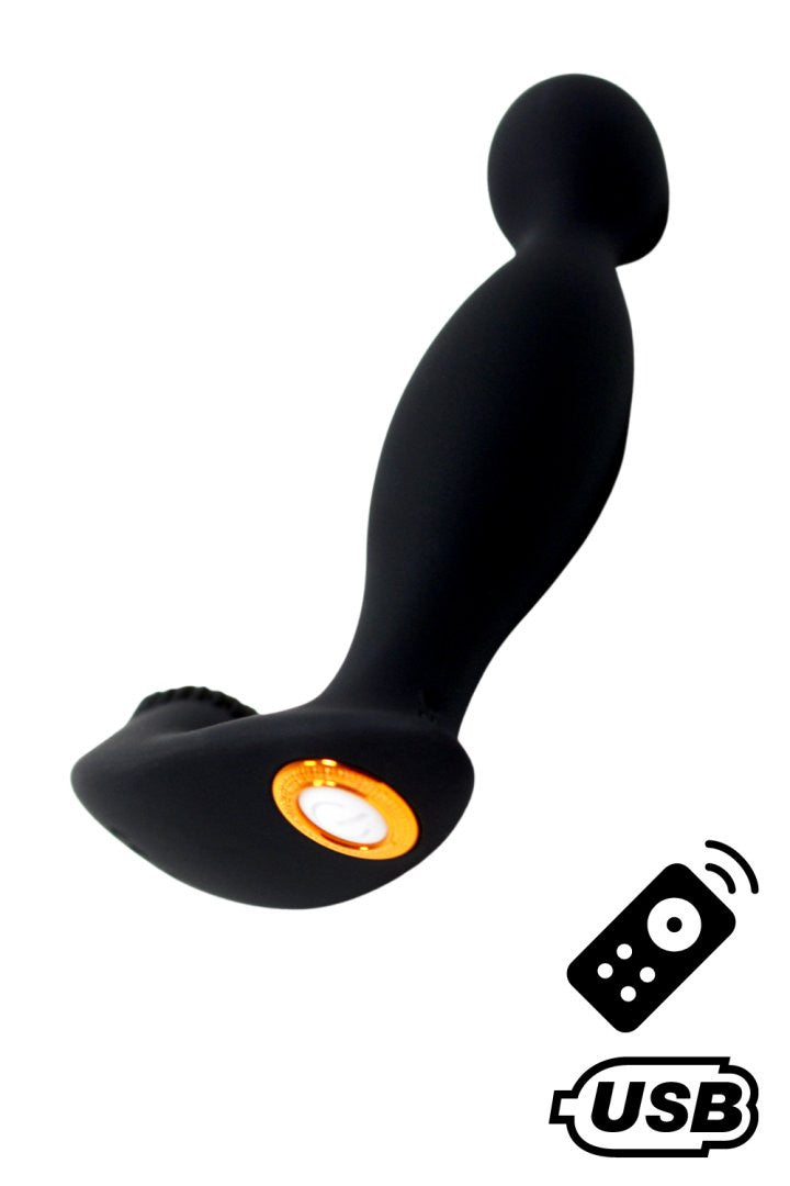 ELIOT, Stimulateur de prostate USB, avec télécommande, en silicone médical