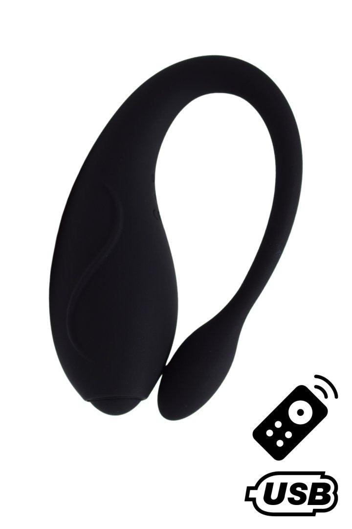TANDEM , stimulateur pour couple USB avec télécommande en silicone médical