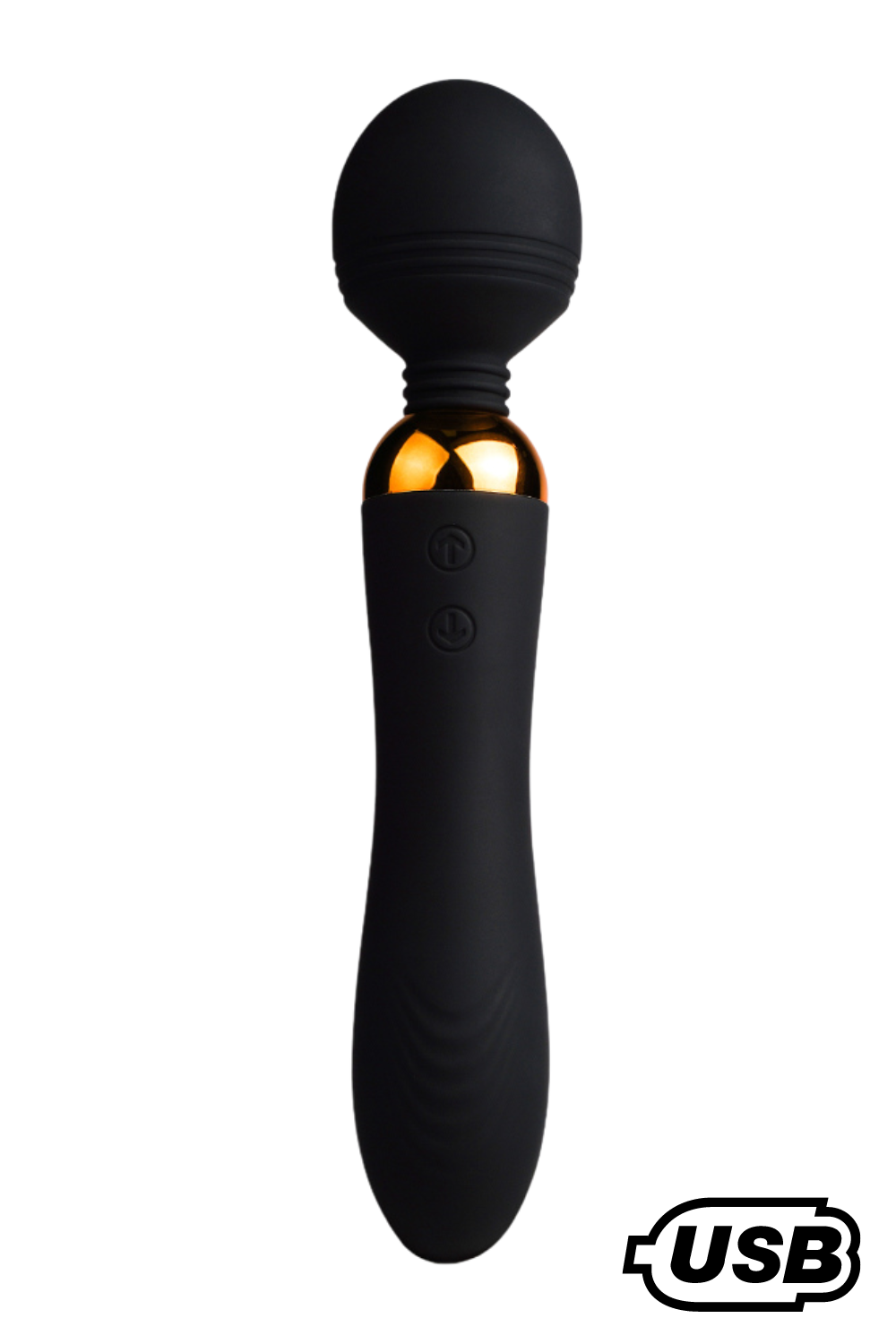 SHAKE , Vibromasseur Wand USB en silicone médical avec 2 puissants moteurs indépendants