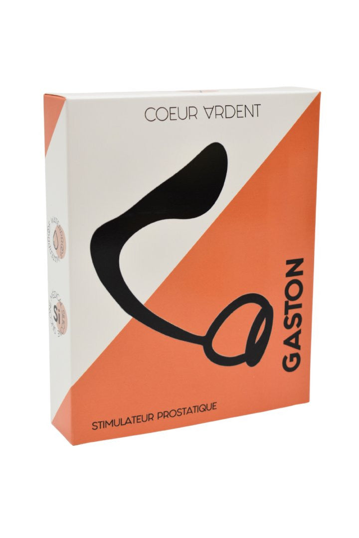 GASTON, Stimulateur Prostatique dans un silicone doux et lisse