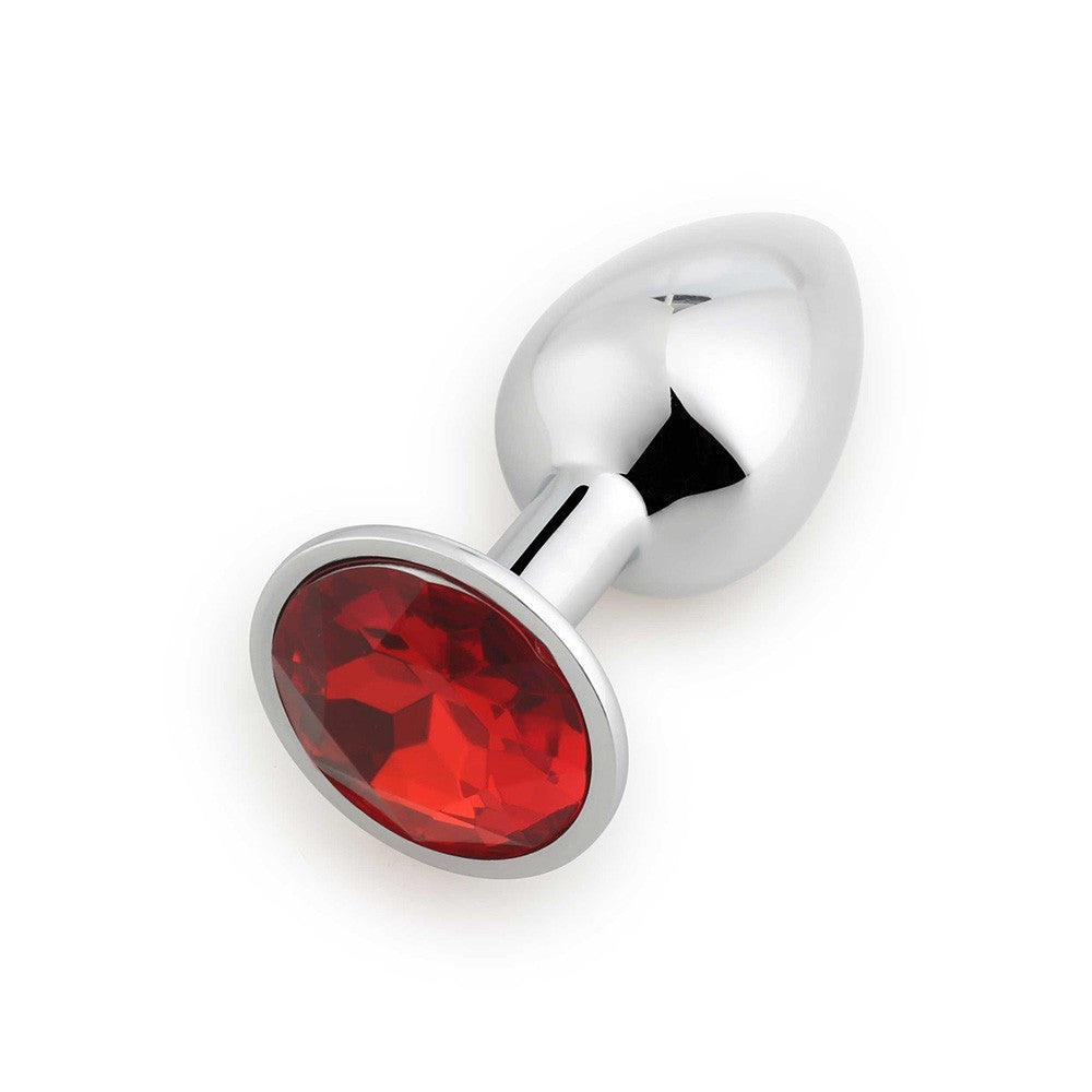 Plug bijou en aluminium bijou rouge Medium HELIRA