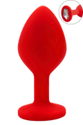 Plug rouge bijou cristal Medium CHERRY