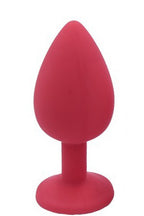 Plug rouge bijou cristal Medium CHERRY