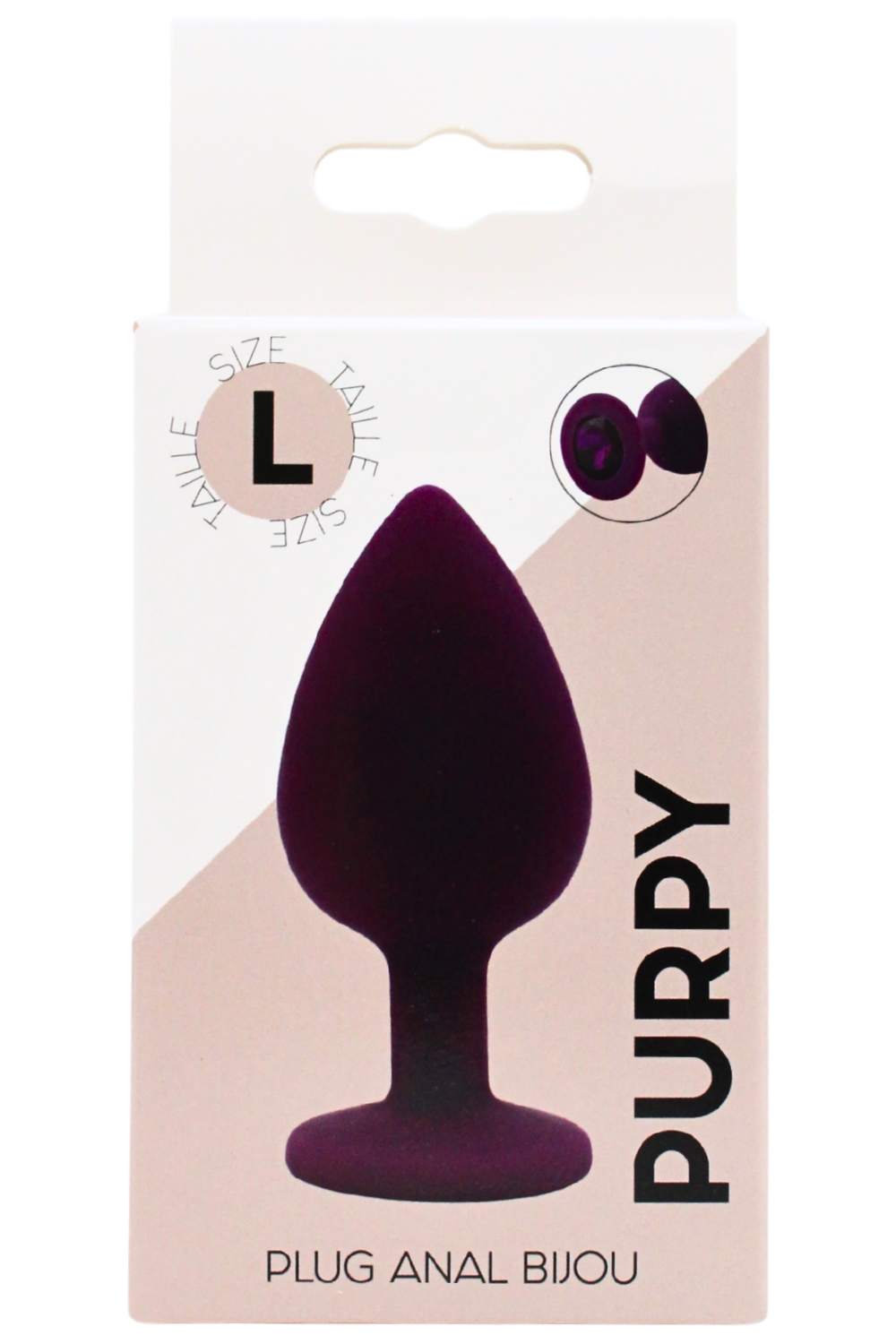 Plug bijou violet Large PURPY