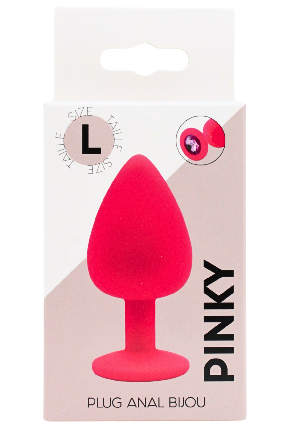 Plug bijou rose Large PINKY