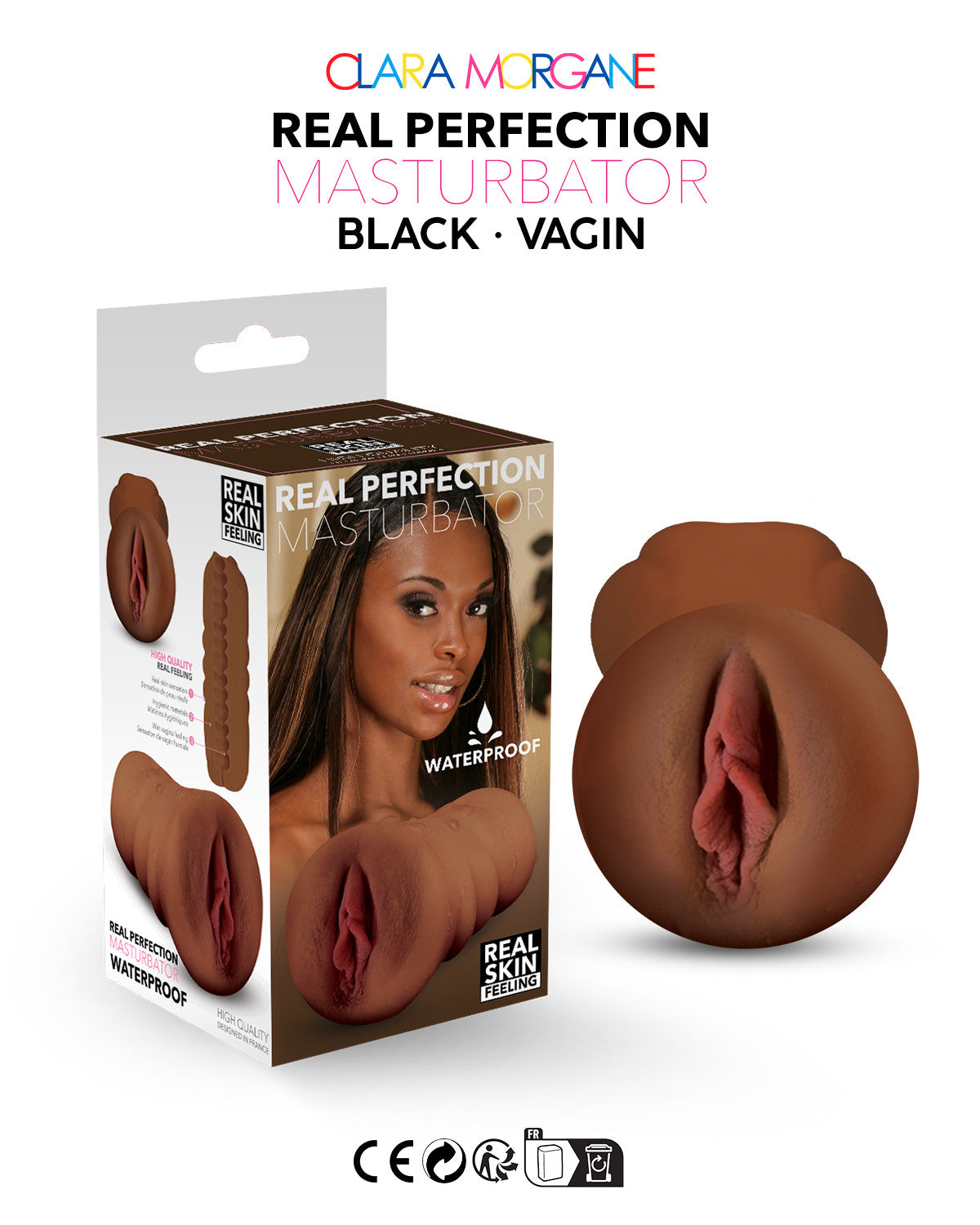 Real Perfection masturbateur vagin — Black