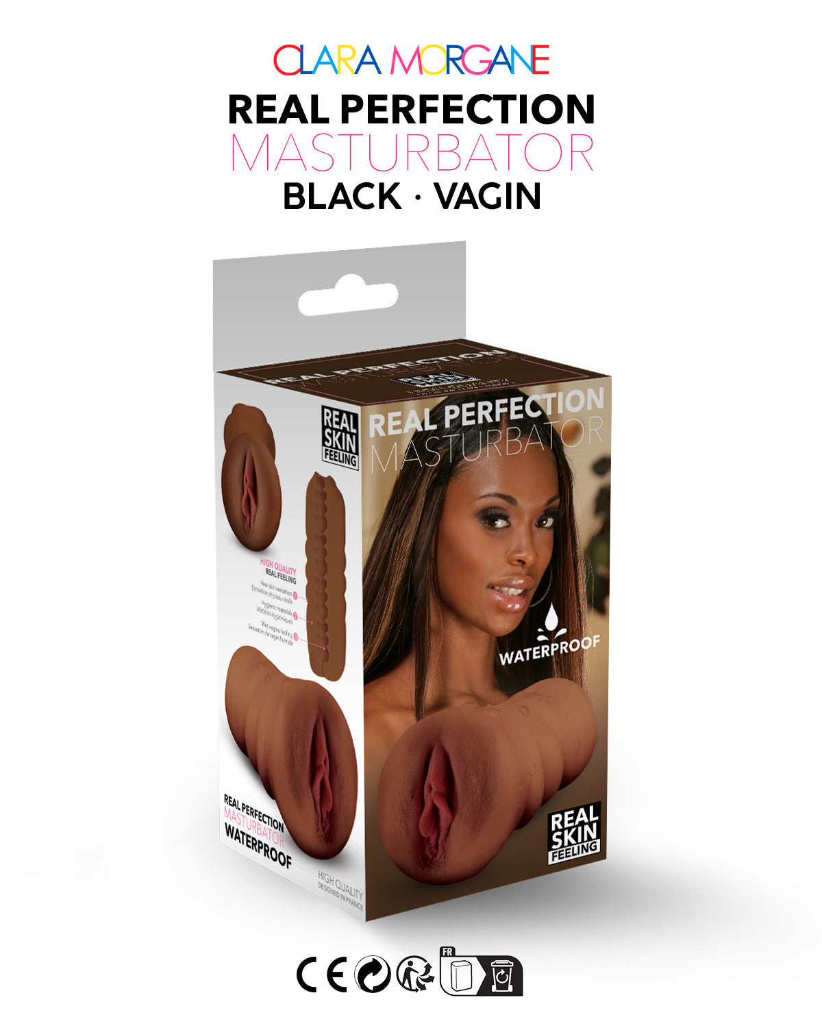 Real Perfection masturbateur vagin — Black