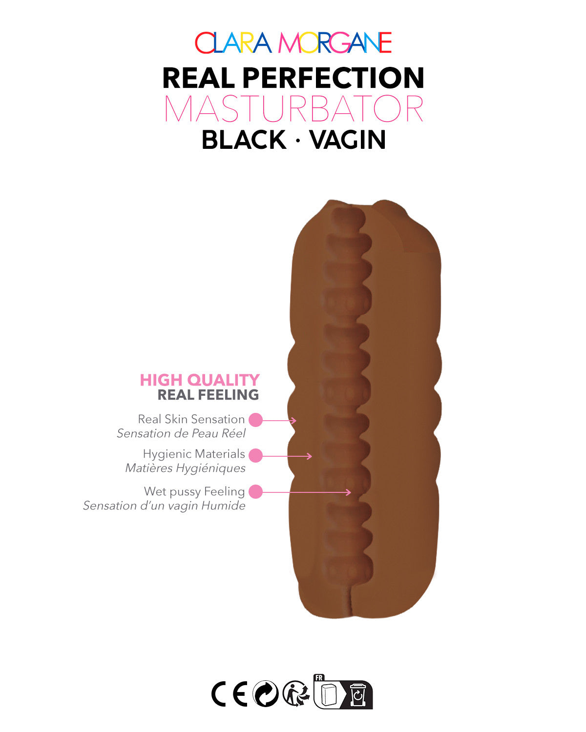 Real Perfection masturbateur vagin — Black