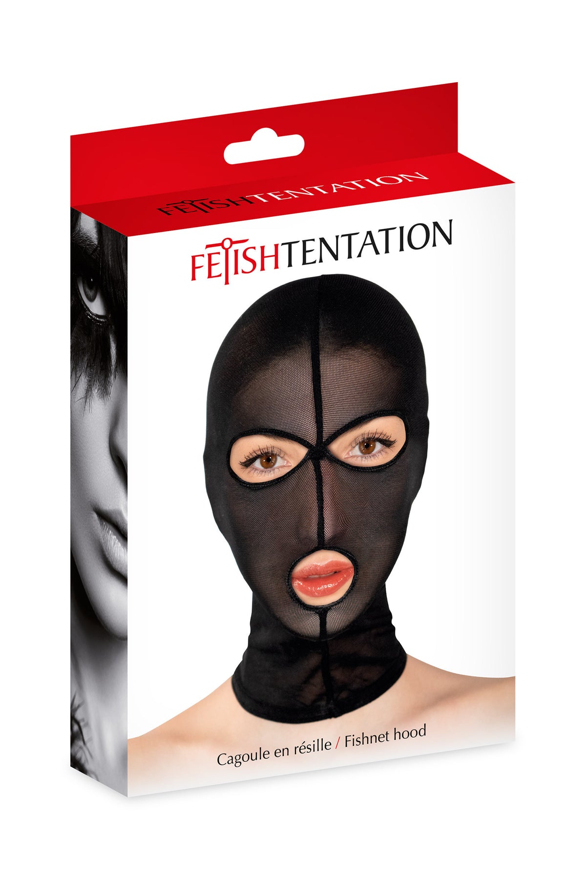 Cagoule fétichiste en fine résille Fetish Tentation