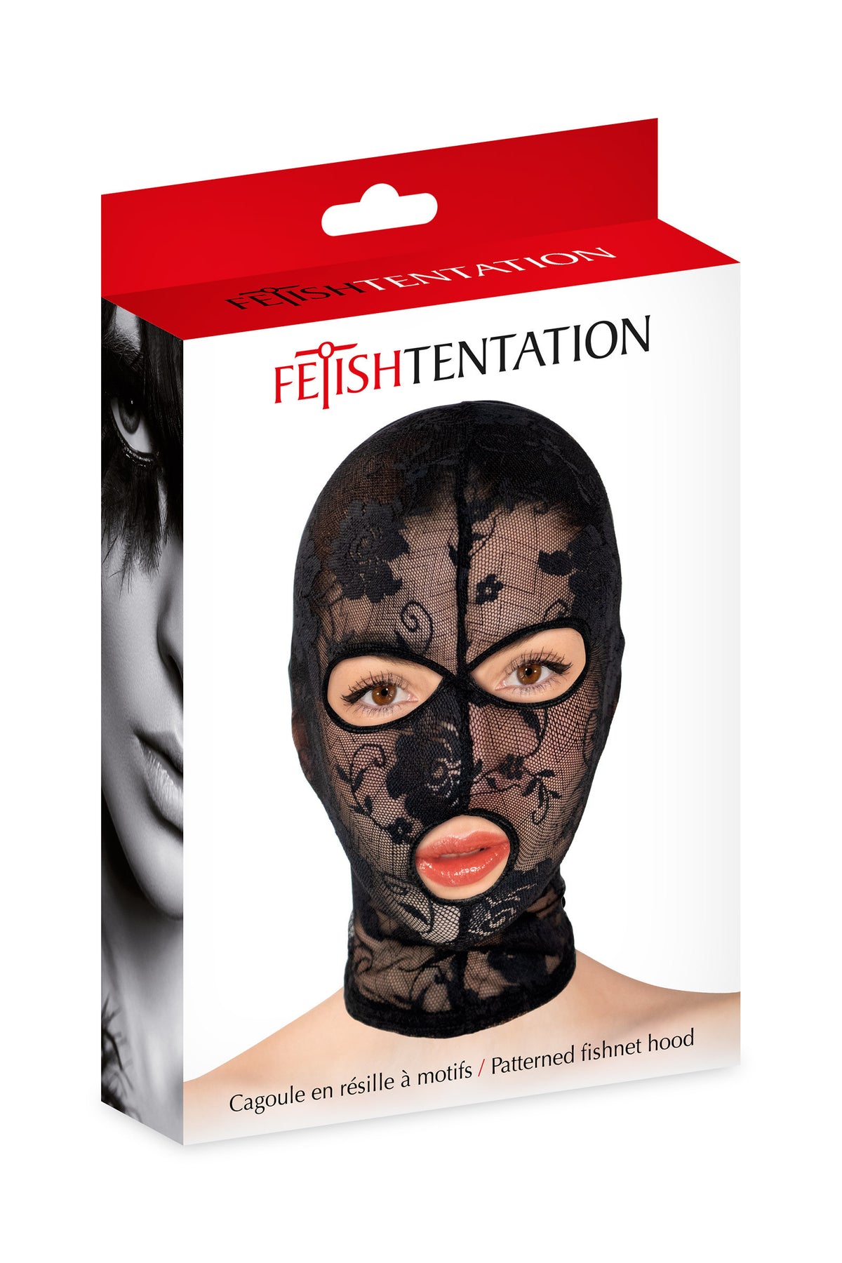 Cagoule fétichiste en dentelle Fetish Tentation