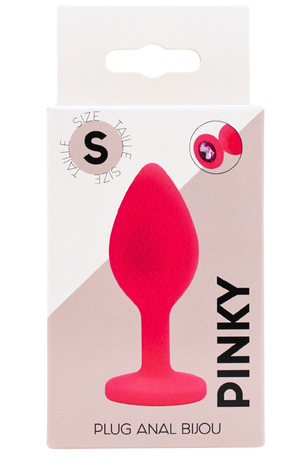 Plug bijou rose Small PINKY