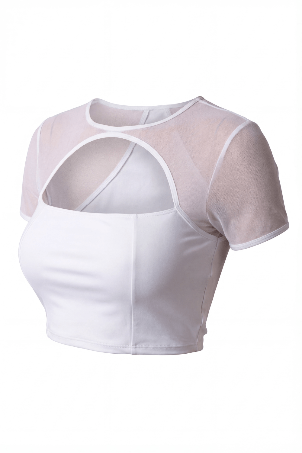 Top court échancré sur le devant