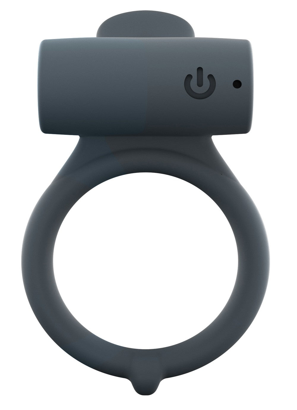 Cockring Vibrant Power Clit + - Noir