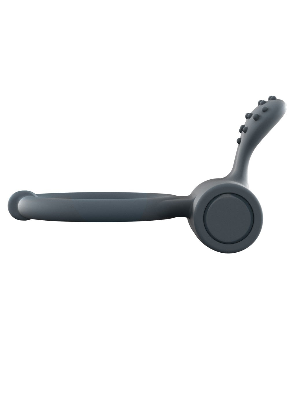 Cockring Vibrant Power Clit + - Noir