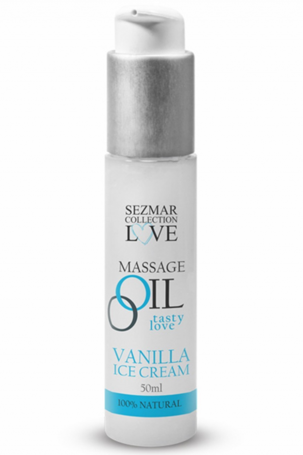 Huile de massage comestible Vanille glacée 50ml