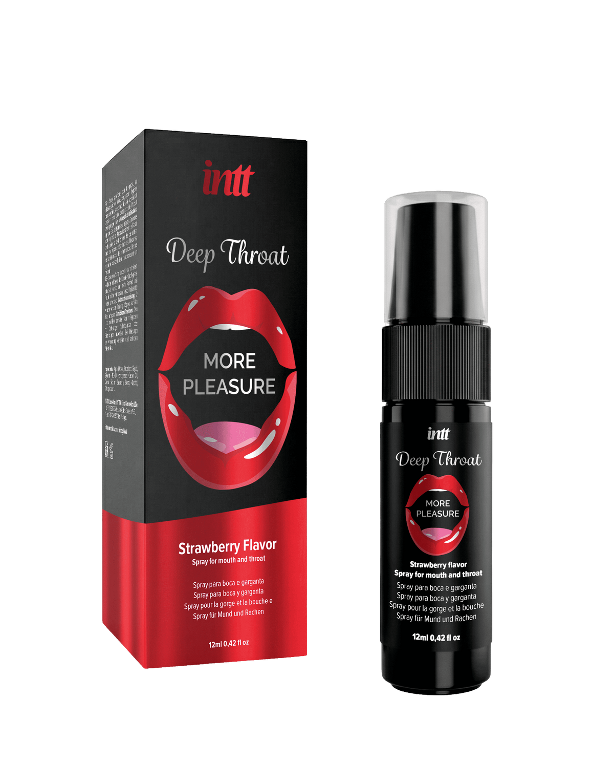 Deep Throat Fraise - Srapy pour la bouche et gorge profonde
