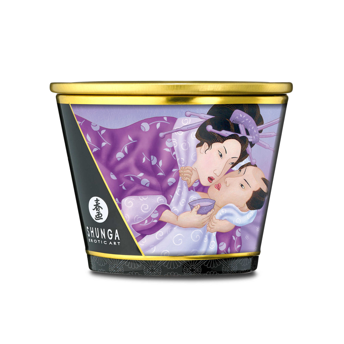Bougie de massage lueur et caresses - Lavande