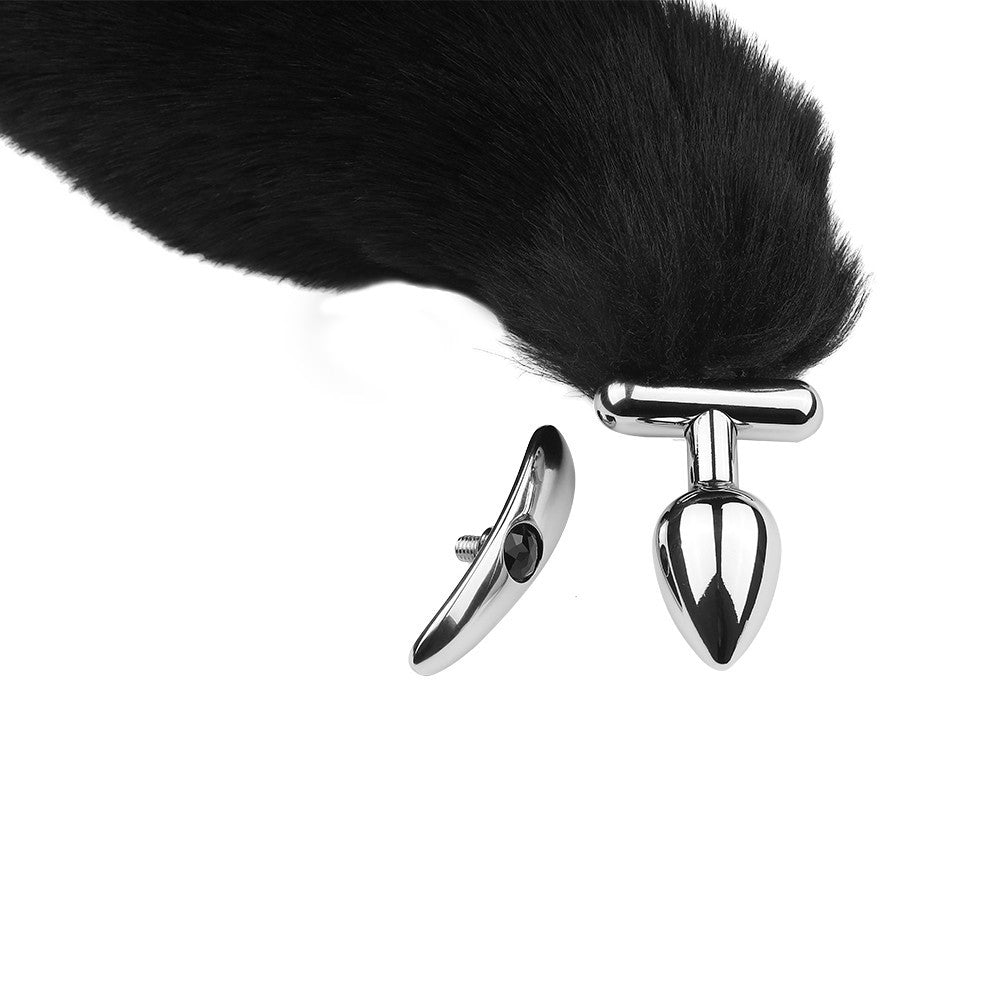 Plug interchangeable aluminium avec queue noire articulée