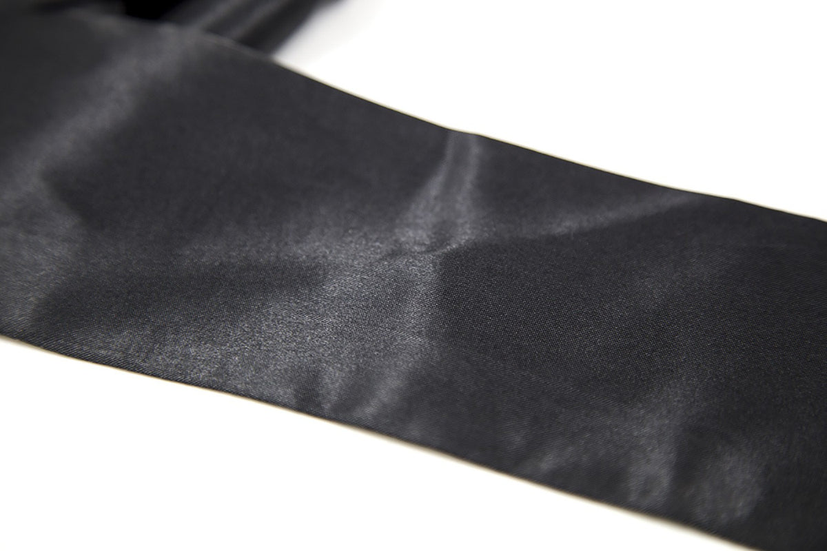 Bandeau noir satinée