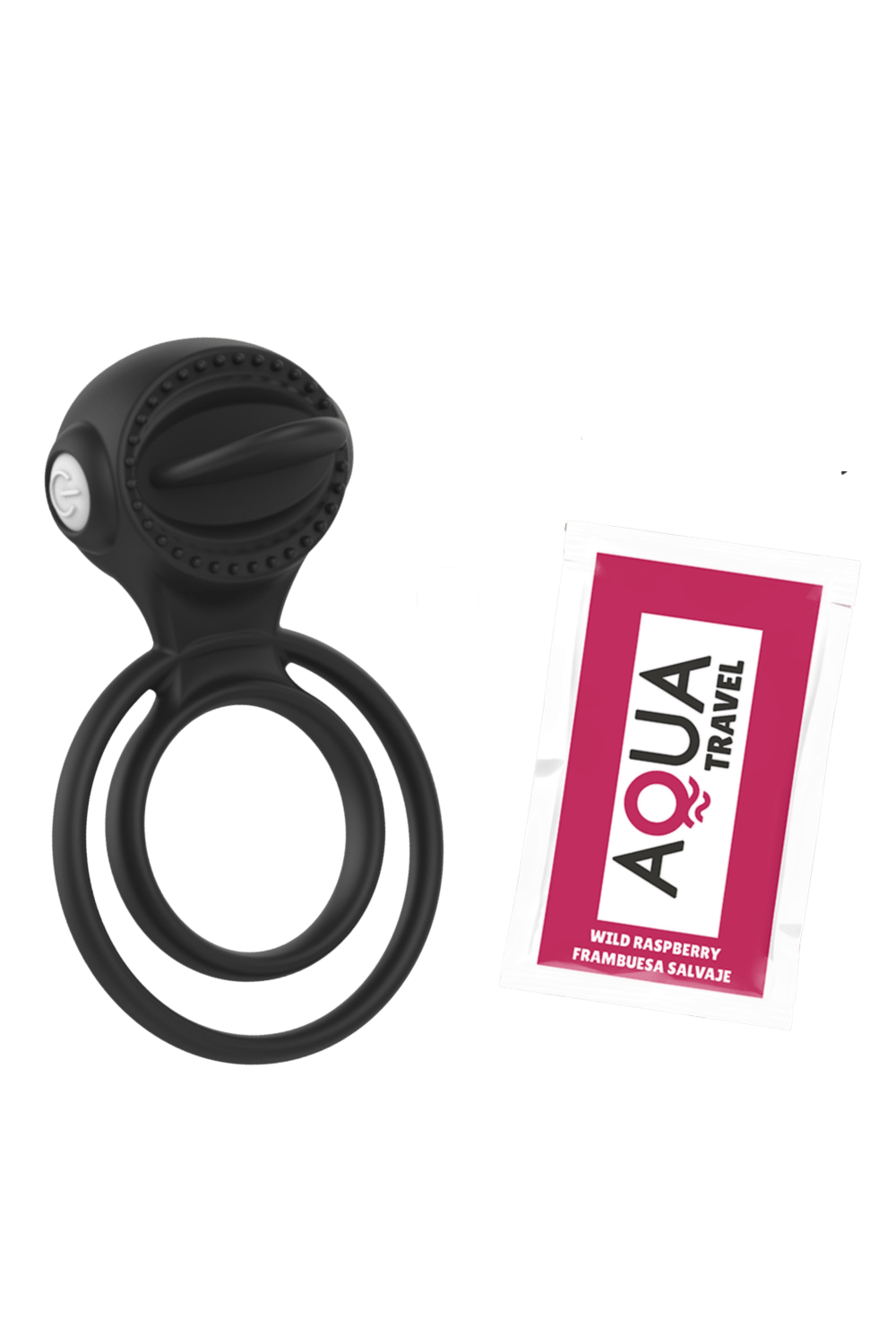 Anneau vibrant 1 seul mode de vibration très extensible Pocket Pleasure 1 dosette de lubrifiant