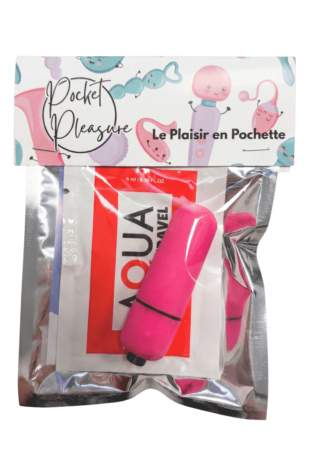 Mini Vibromasseur Bullet 1 dosette lubrifiant Pocket Pleasure