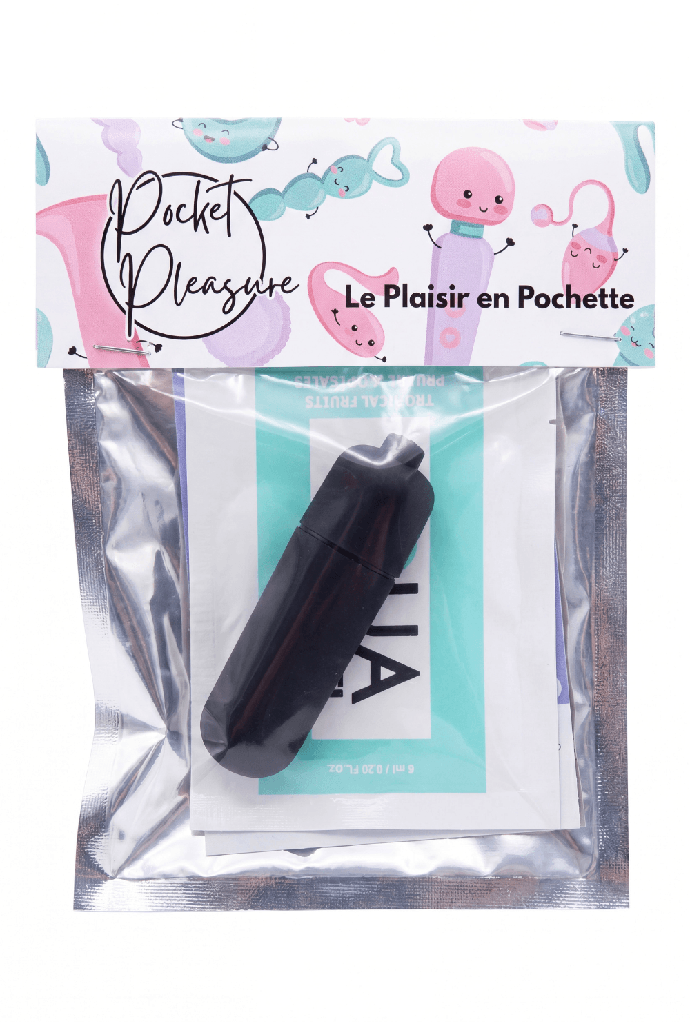Mini Vibromasseur Bullet 1 dosette lubrifiant Pocket Pleasure