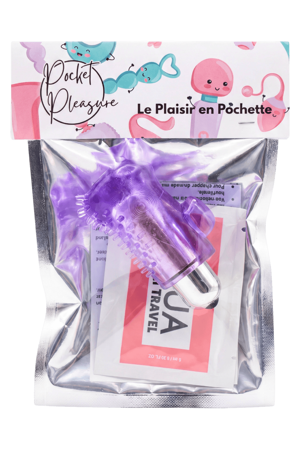 Doigt Vibrant Pocket Pleasure Pocket Pleasure 1 dosette de lubrifiant