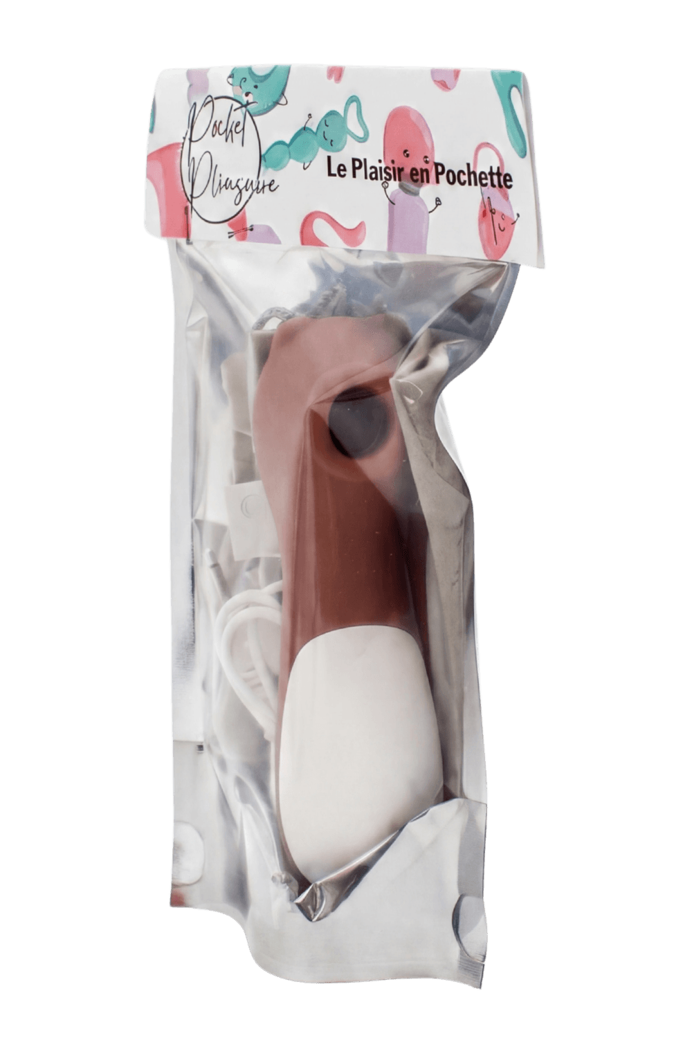Stimulateur de clitoris Teddy Bear Pocket Pleasure 1 dosette de lubrifiant