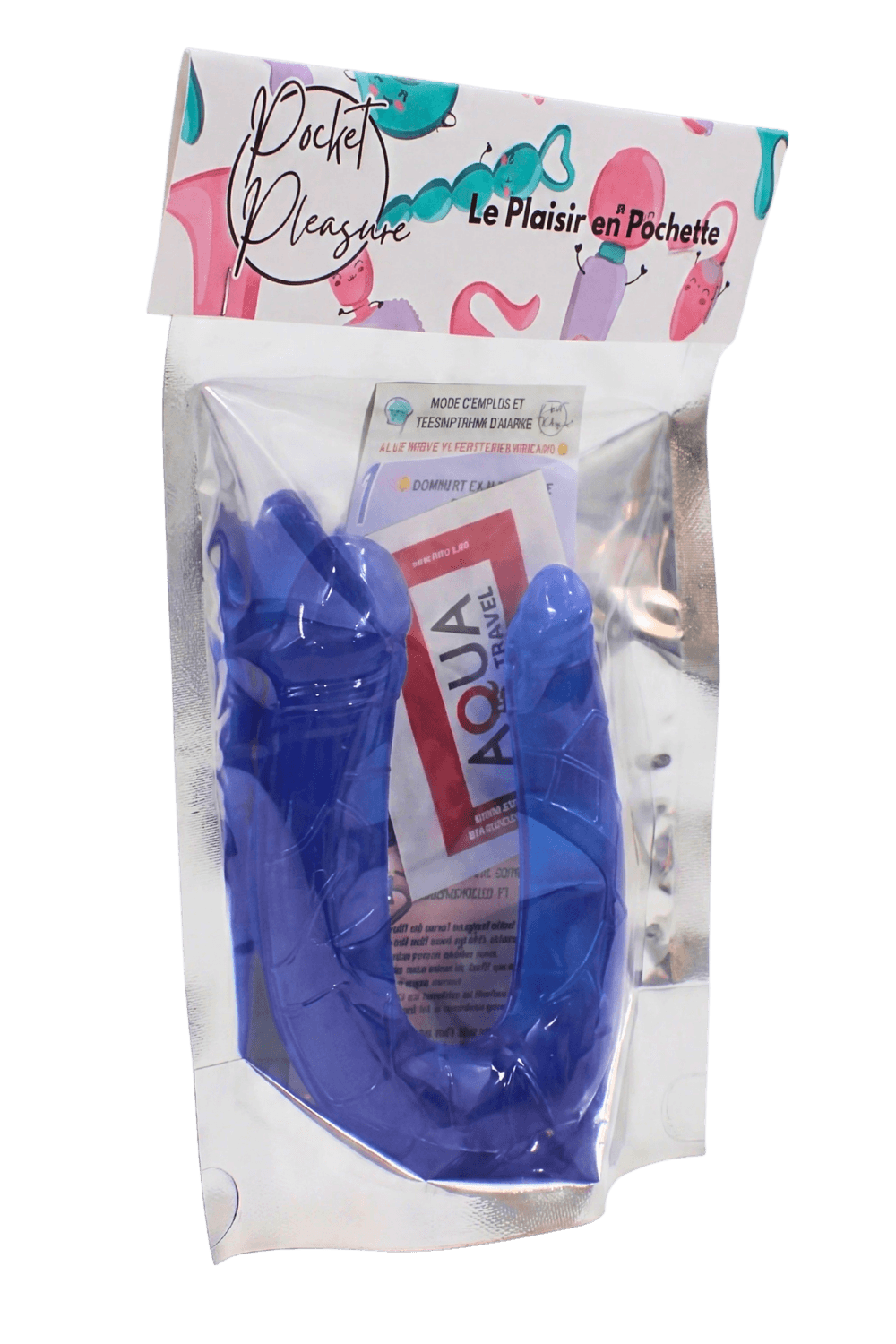 Double Dong Flexible Pocket Pleasure 1 dosette de lubrifiant