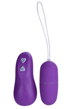 Œuf Vibrant Télécommandé 7 Vitesses Violet 1 dosette de lubrifiant — Pocket Pleasure