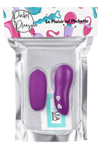 Œuf Vibrant Télécommandé 7 Vitesses Violet 1 dosette de lubrifiant — Pocket Pleasure