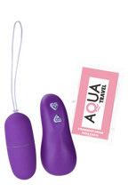 Œuf Vibrant Télécommandé 7 Vitesses Violet 1 dosette de lubrifiant — Pocket Pleasure