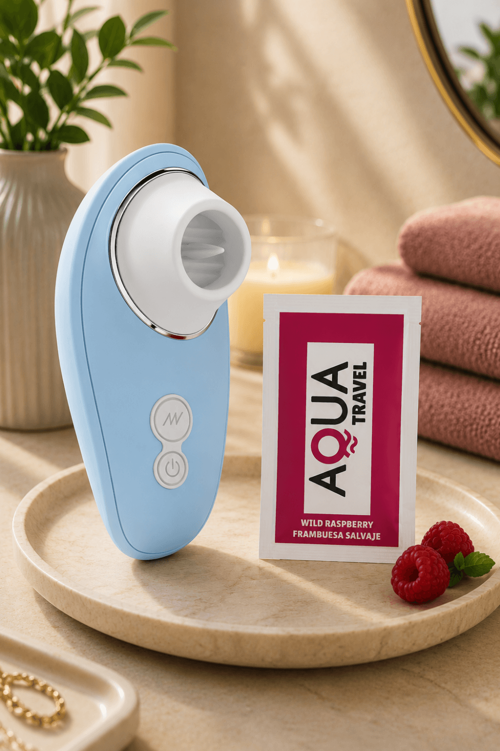 Stimulateur Clitoridien à Langue 1 dosette de lubrifiant — Pocket Pleasure