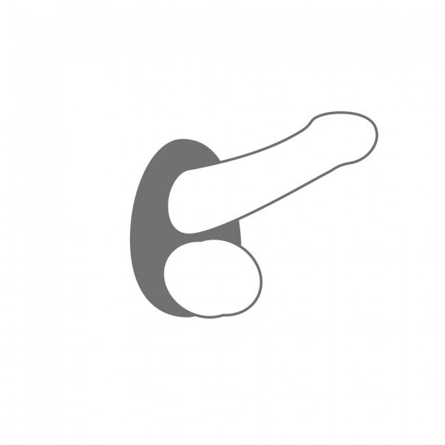Cockring Liquid-soft ultra doux - Gris