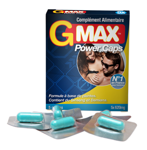 Gmax Power Caps Homme - 5 gélules