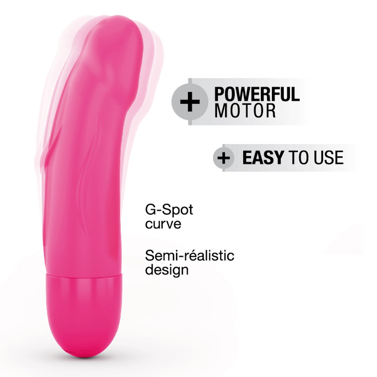 Vibromasseur Real Vibration S 16 cm 2.0 - Rose