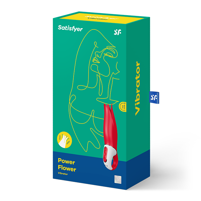 Vibromasseur Satisfyer Vibes Power Flower - Rouge