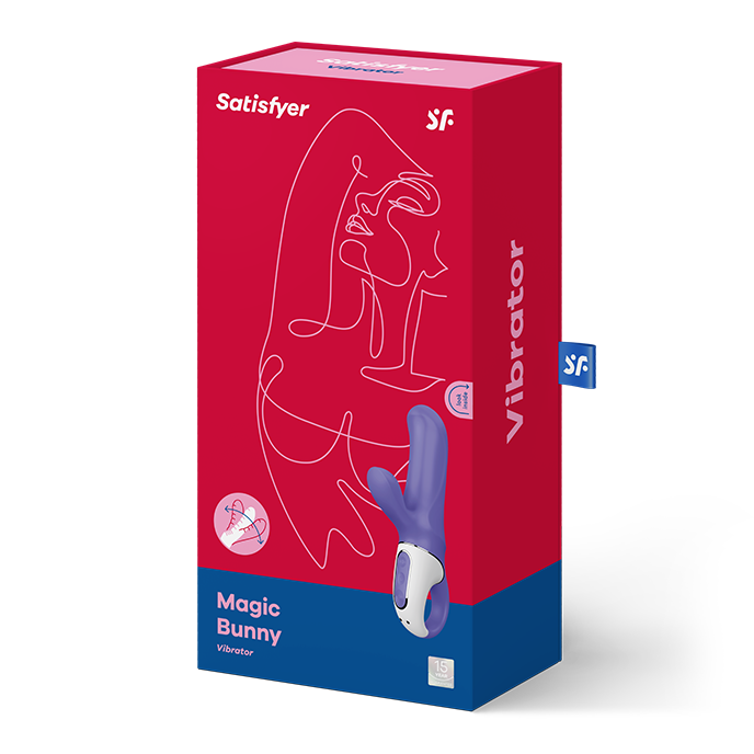 Vibromasseur Satisfyer Vibes Magic Bunny - Violet