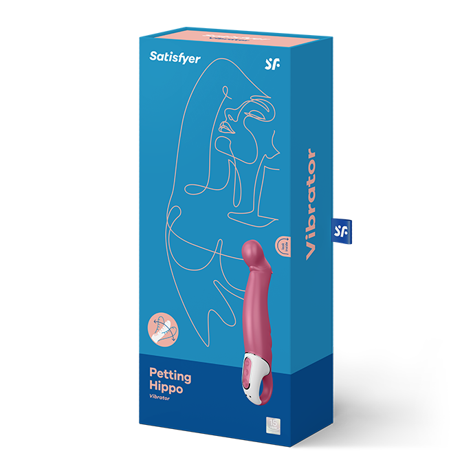 Vibromasseur Satisfyer Vibes Petting Hippo - Rose
