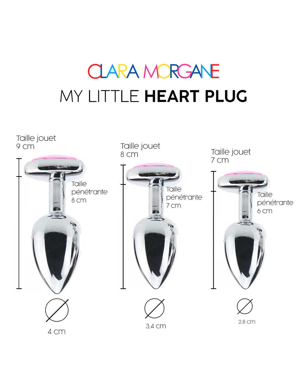 My little Heart Plug - Rose