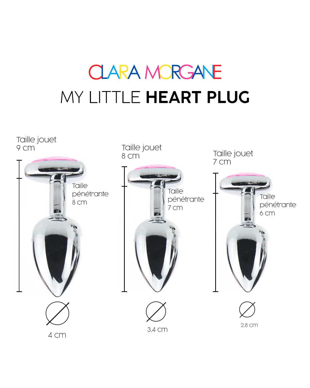 My little Heart Plug - Rose