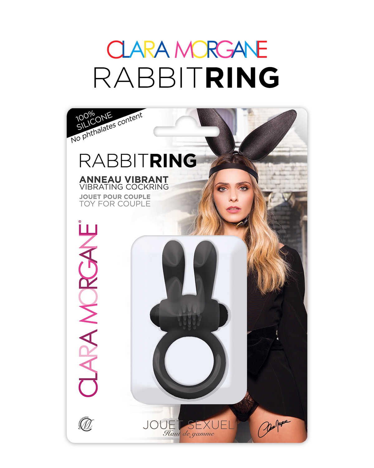 Rabbit Ring Clara Morgane - Noir